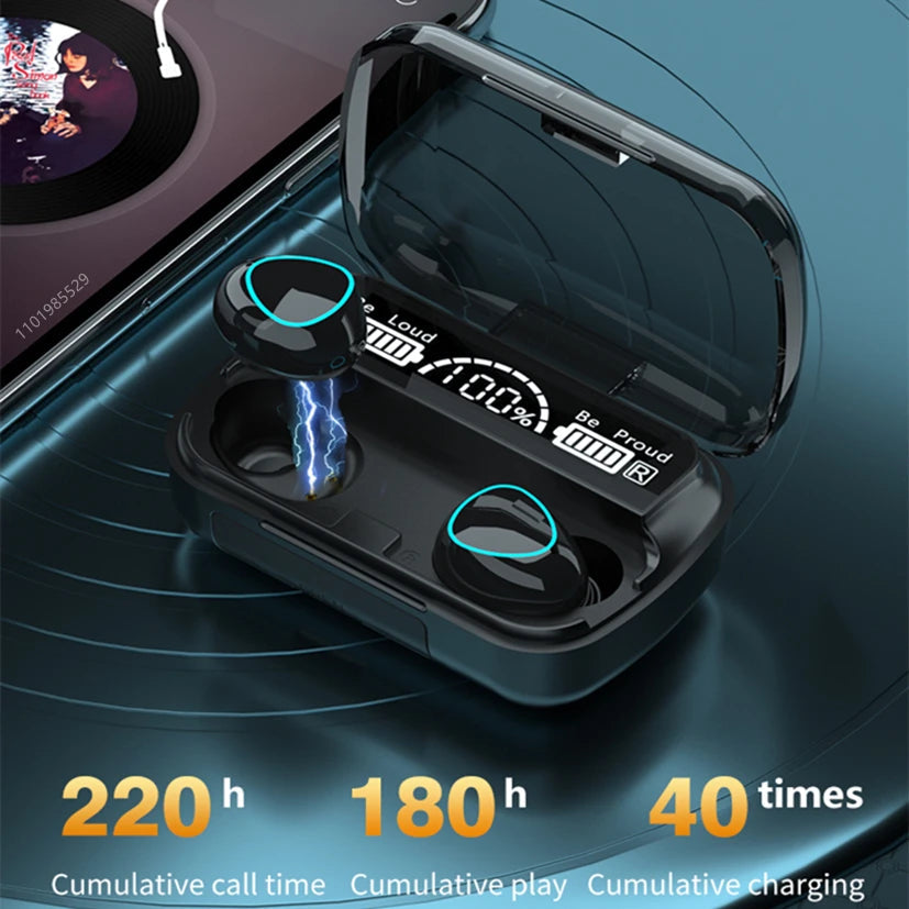 3500Mah TWS Wireless Earphones Bluetooth