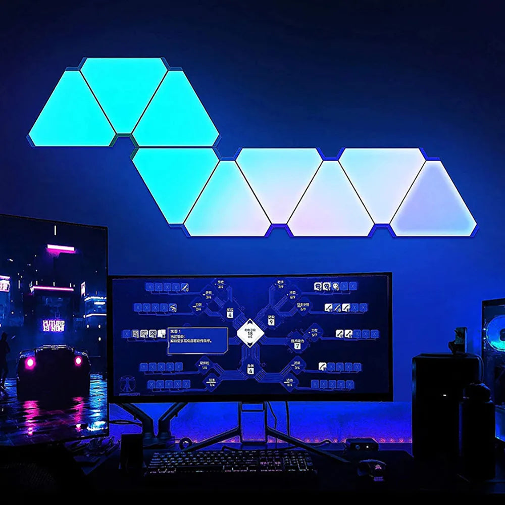 LED Triangular Quantum Lamp 