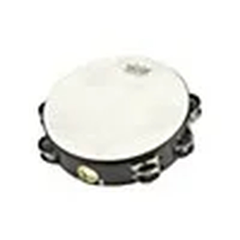 Fiberskyn Tambourine (8", Quadura Black, Double Row)