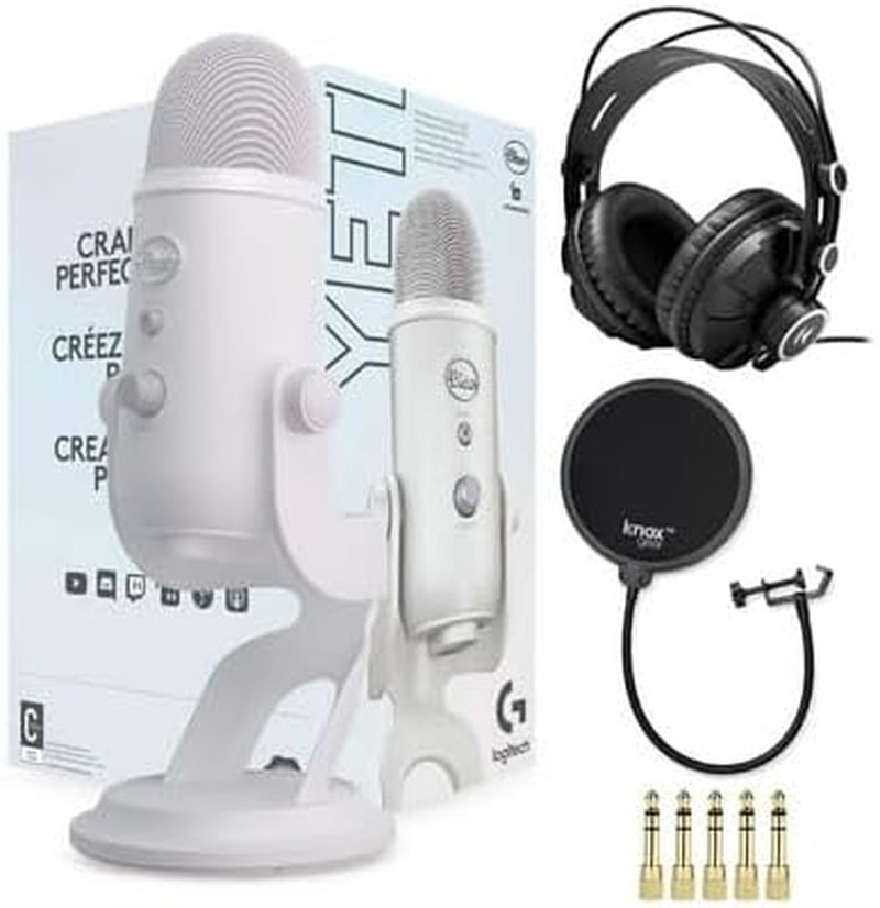 Yeti USB Microphone with Knox Gear Headphones