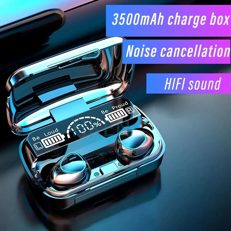 3500Mah TWS Wireless Earphones Bluetooth