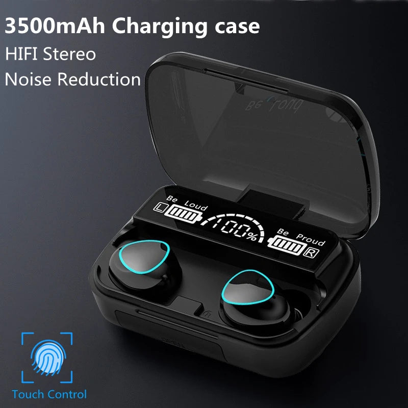 3500Mah TWS Wireless Earphones Bluetooth