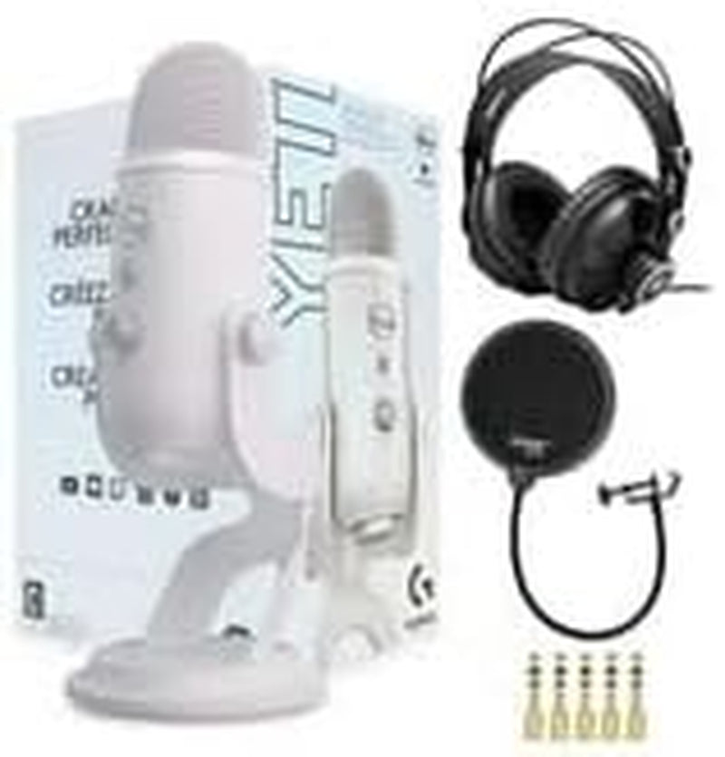 Yeti USB Microphone with Knox Gear Headphones