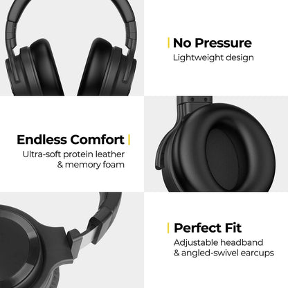 Bluetooth Headphones Active Noise Cancelling