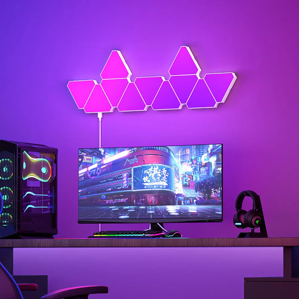 LED Triangular Quantum Lamp 