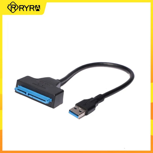 RYRA SATA To USB 3.0 / 2.0 Easy Drive Cable USB 3.0 To Sata III Hard Disk Adapter External 2.5 Inch HDD SSD Hard Drive Adapter