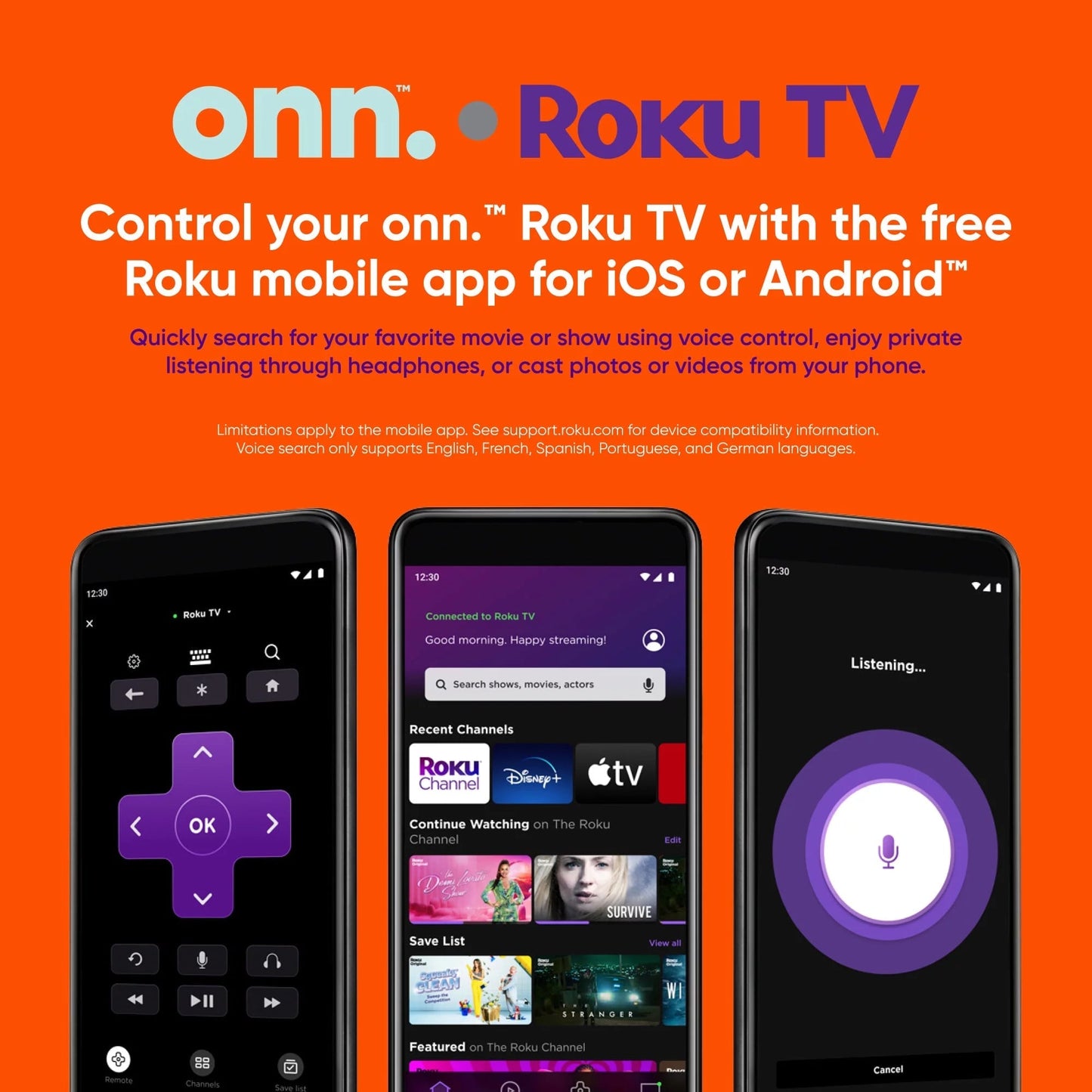 led roku smart television bringing