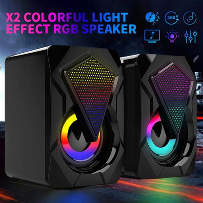 Dragon RGB Computer Gaming Speakers: Immersive Sound, Vivid Lighting