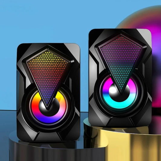 Dragon RGB Computer Gaming Speakers: Immersive Sound, Vivid Lighting