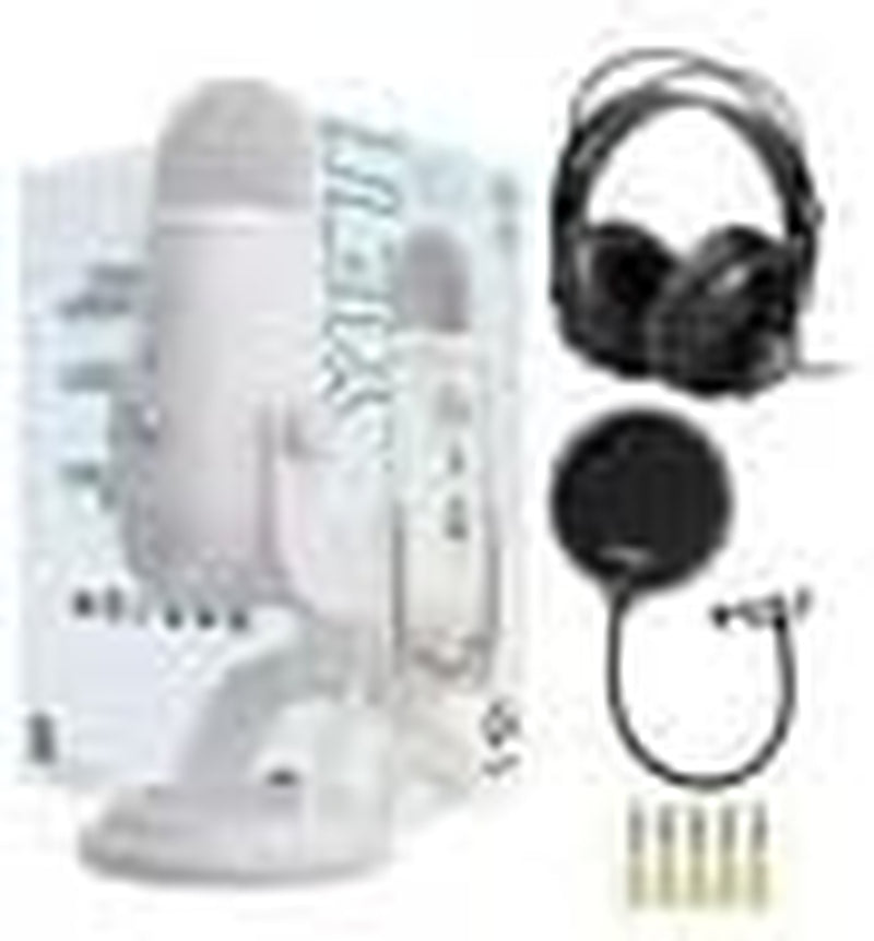 Yeti USB Microphone with Knox Gear Headphones